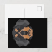 glimlachen van Dachshund met wirespeed Briefkaart (Voorkant / Achterkant)