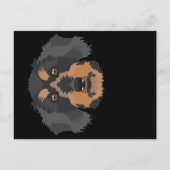 glimlachen van Dachshund met wirespeed Briefkaart (Voorkant)