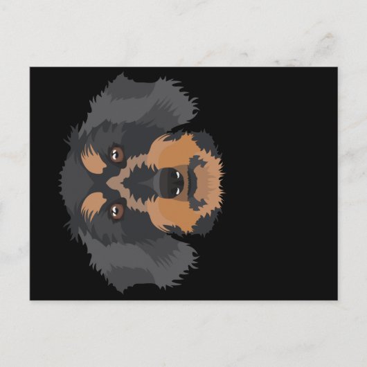 glimlachen van Dachshund met wirespeed Briefkaart (Voorkant)