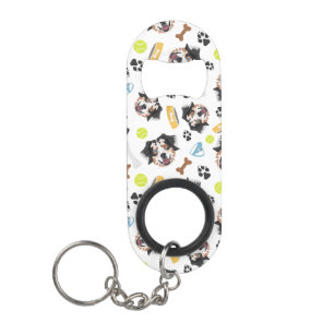 glimlachen van Dog Australian Shepherd Mini Flessenopener