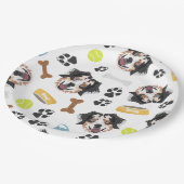 glimlachen van Dog Australian Shepherd Papieren Bordje (Gekanteld)