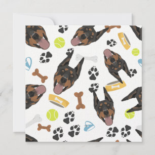 glimlachen van Dog Doberman