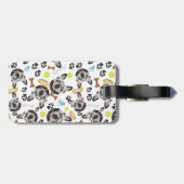 glimlachen van Dog French Bulldog Bagagelabel (Achterkant horizontaal)