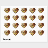 glimlachen van Dog Heart Sticker (Vel)