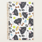 glimlachen van Dog zwarte labrador Planner (Voorkant)