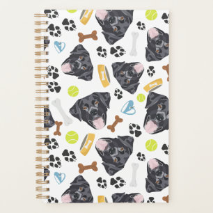 glimlachen van Dog zwarte labrador Planner