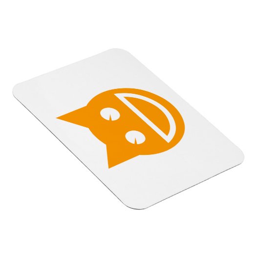 glimlachen van Emoji Cat Magneet (Rechterzijde)