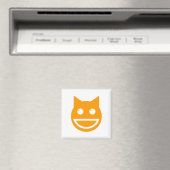 glimlachen van Emoji Cat Magneet (Insitu (Vaatwasser))