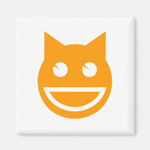 glimlachen van Emoji Cat Magneet