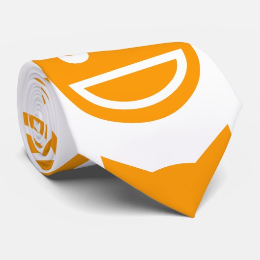 glimlachen van Emoji Cat Stropdas (Opgerold)