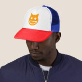 glimlachen van Emoji Cat Trucker Pet (In situ)