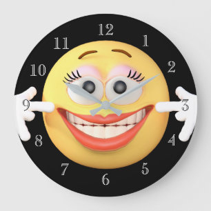 glimlachen van Emoji Grote Klok
