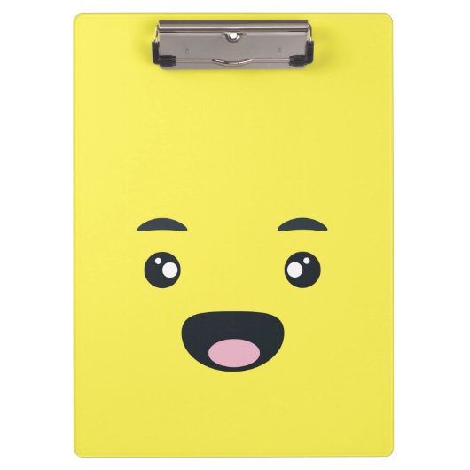 glimlachen van Emoji Klembord (Voorkant)