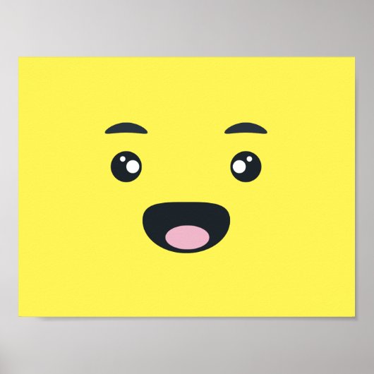 glimlachen van Emoji Poster (Voorkant)