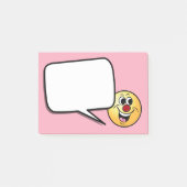 glimlachen van Face Grumpey Post-it® Notes (Voorkant)