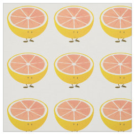 glimlachen van grapefruits stof