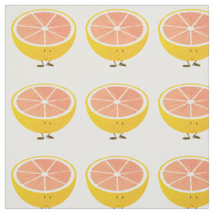 glimlachen van grapefruits stof