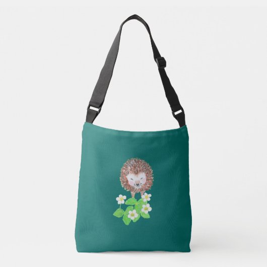 glimlachen van hedgel crossbody tas (Voorkant)