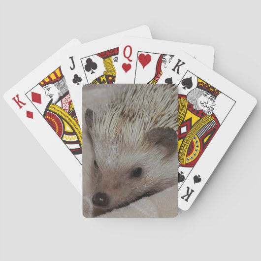glimlachen van hedgel pokerkaarten (Achterkant)