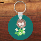 glimlachen van hedgel sleutelhanger (Voorkant)