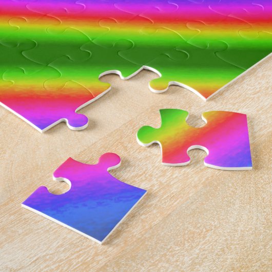 glimlachen van psychedelische walvis legpuzzel (Zijkant)