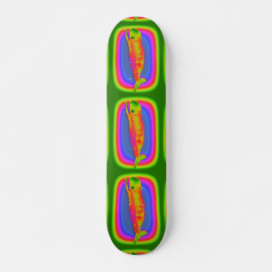 glimlachen van psychedelische walvissen skateboard