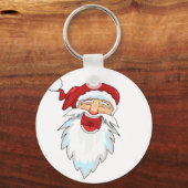 glimlachen van santa sleutelhanger (Voorkant)