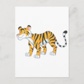 glimlachen van tijger briefkaart (Voorkant)