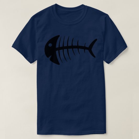glimlachen van visbot t-shirt (Design voorkant)