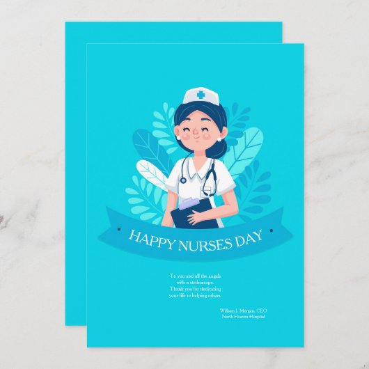 glimlachen van zurgen Dag Kaart (Voorkant / Achterkant)