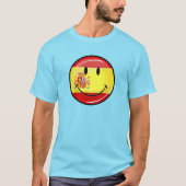 glimlachen vlag van Spanje T-shirt (Voorkant)
