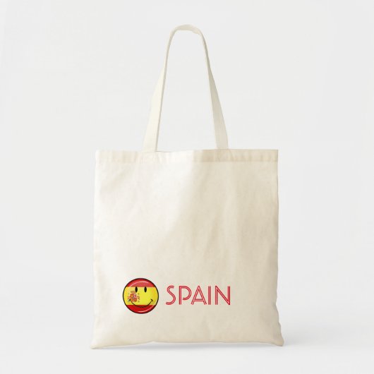 glimlachen vlag van Spanje Tote Bag (Voorkant)
