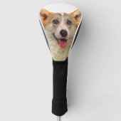 glimlachen Welsh Corgi Pembroke Dog Golfheadcover (Voorkant)