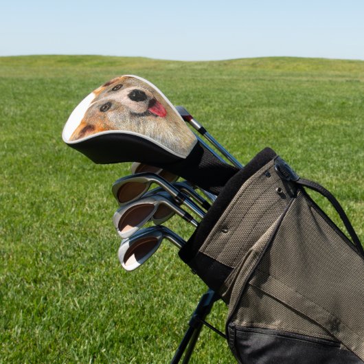 glimlachen Welsh Corgi Pembroke Dog Golfheadcover (Insitu)