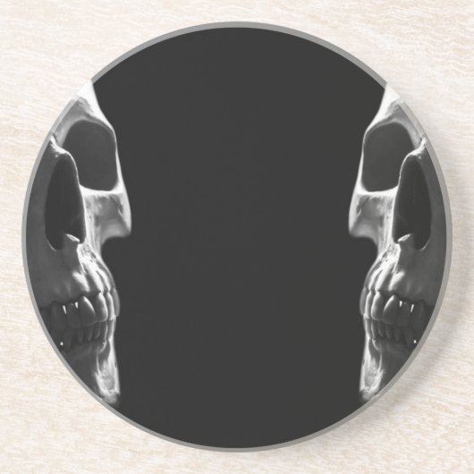 glimlachen zandsteen onderzetter (Voorkant)