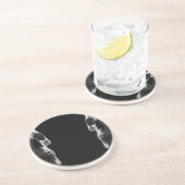 glimlachen zandsteen onderzetter (Zijkant)