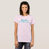 glimlachen zijn besmettelijk 2 t-shirt (Voorkant volledig)
