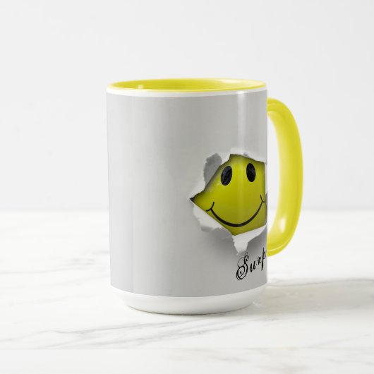 glimlachen zijn besmettelijk mok (Voorkant rechts)