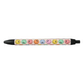 glimlachen zwarte inkt pen (Voorkant)