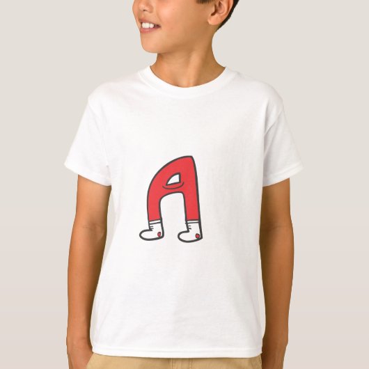 Glimlachend A T-shirt (Voorkant)
