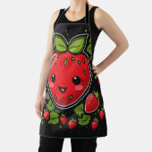 Glimlachend aardbeienfruit schort (Insitu)
