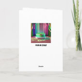 Glimlachend Aziatisch Drag Queen Grappige Verjaard Kaart (Achterkant)