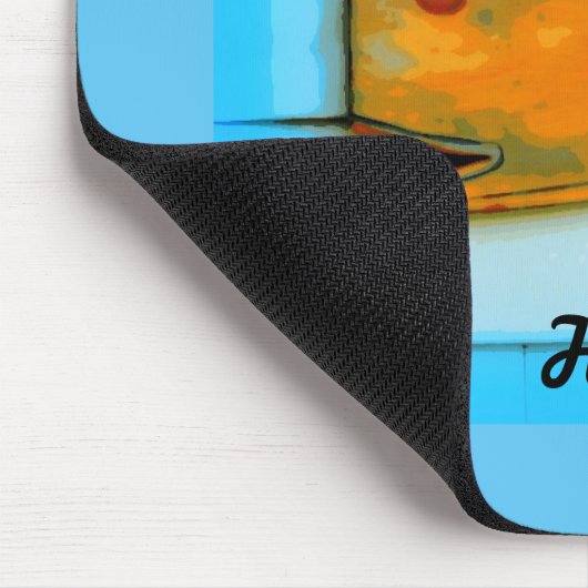 glimlachend blij walvisblauw Thunder_Cove Muismat (Hoek)