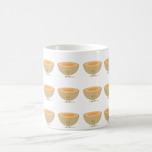 glimlachend Cantaloupe Koffiemok (Center)