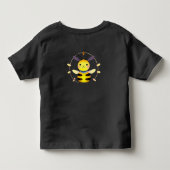 Glimlachend Cartoon Bij Karakter Kinder Shirts (Achterkant)