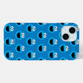 Glimlachend Cookie Monster Patroon Case-Mate iPhone Case (Achterkant (horizontaal))