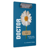 Glimlachend Daisy Custom Name Klembord voor Doctor (Rechts)