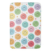 Glimlachend Emoji Patroon Badmat (Voorkant Verticaal)