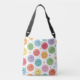 Glimlachend Emoji Patroon Crossbody Tas