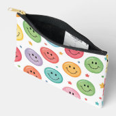 Glimlachend Emoji-patroon Etui (Open)
